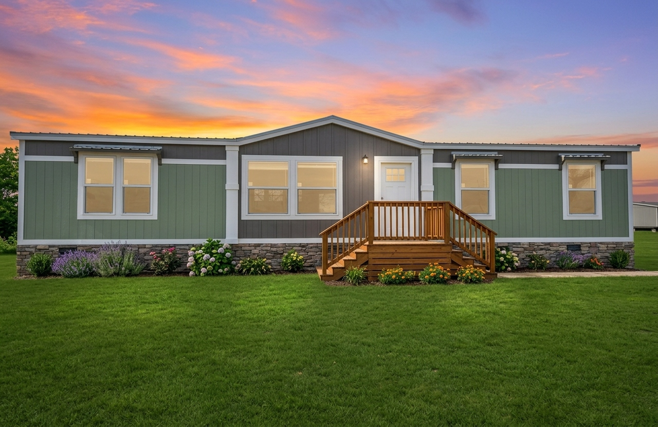 The Highland manufactured home exterior