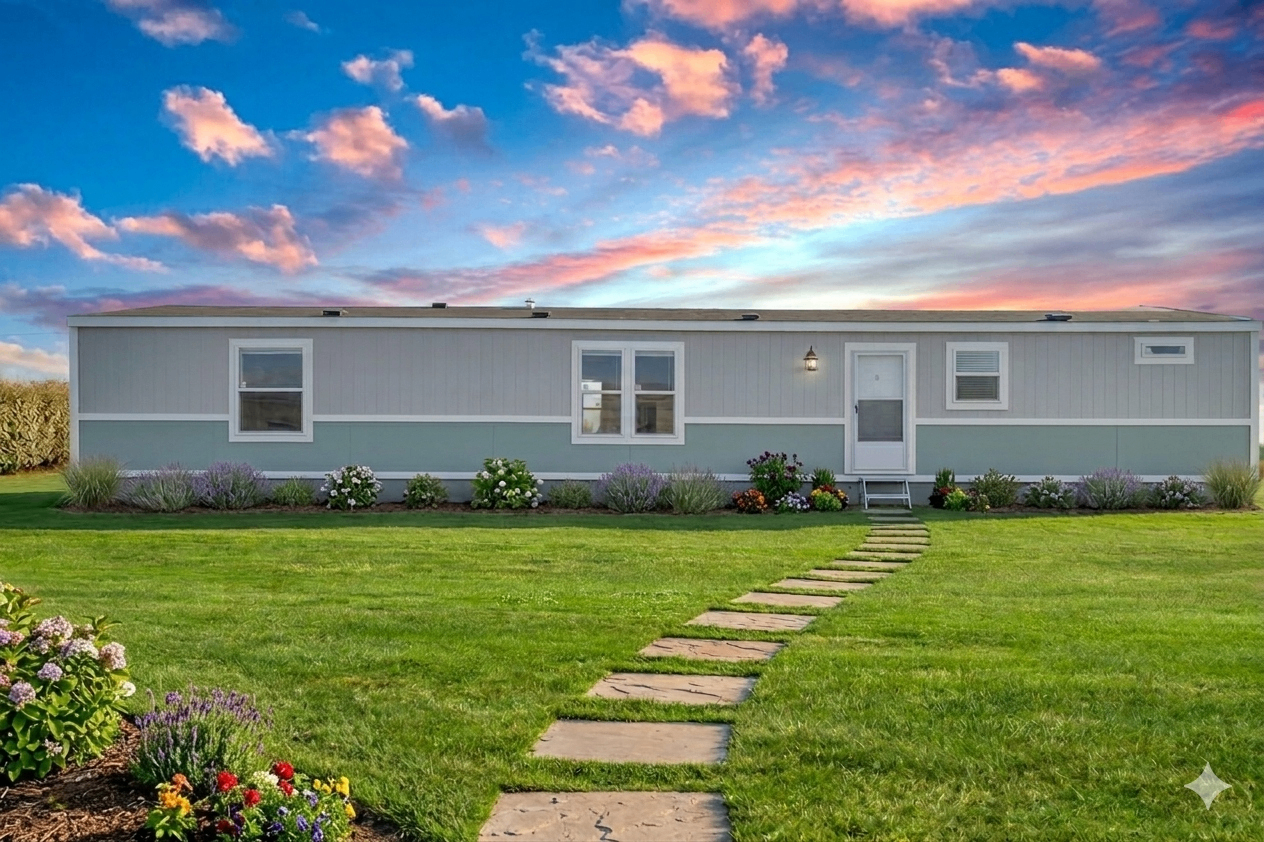 The Ashton manufactured home exterior
