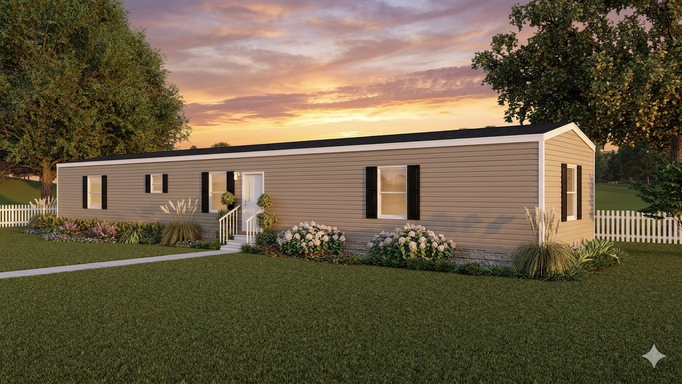 The Sierra manufactured home exterior