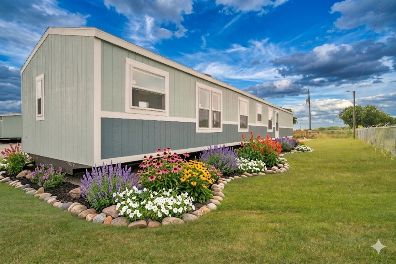 The Brentwood manufactured home exterior