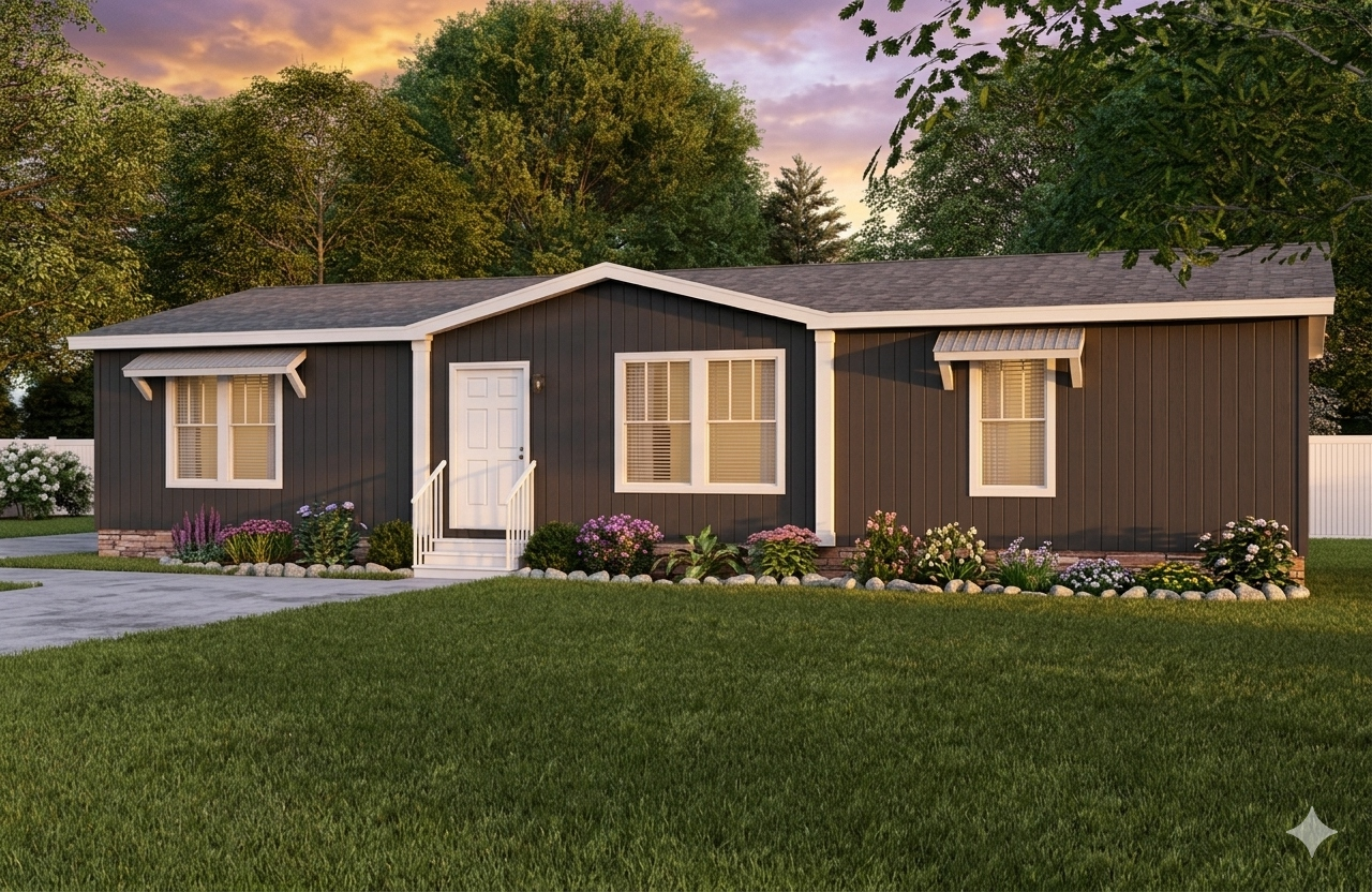 The Fairview manufactured home exterior