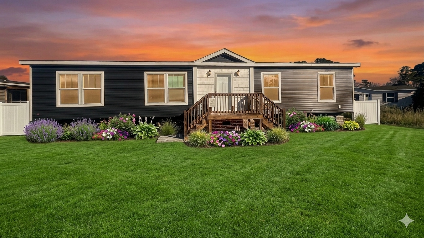 The Stonegate manufactured home exterior