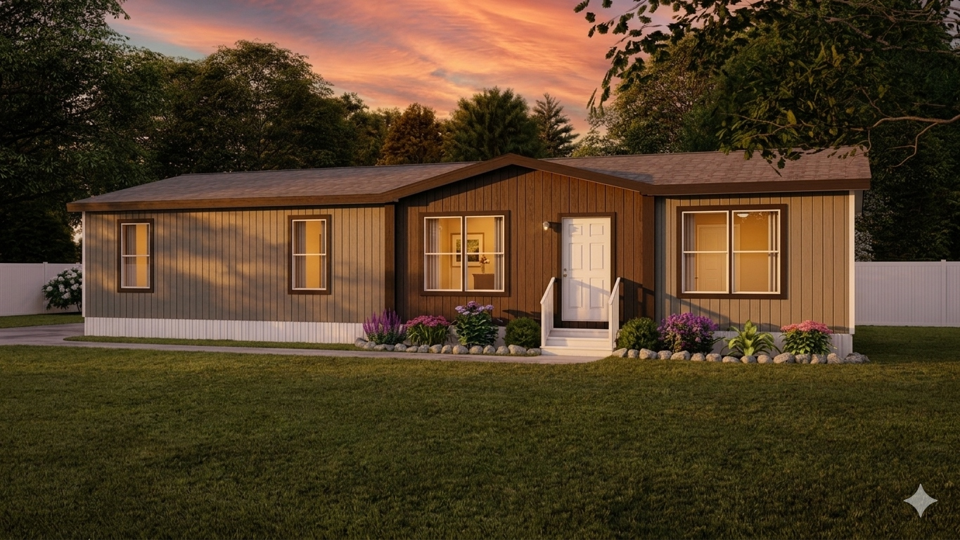 The Westlake manufactured home exterior