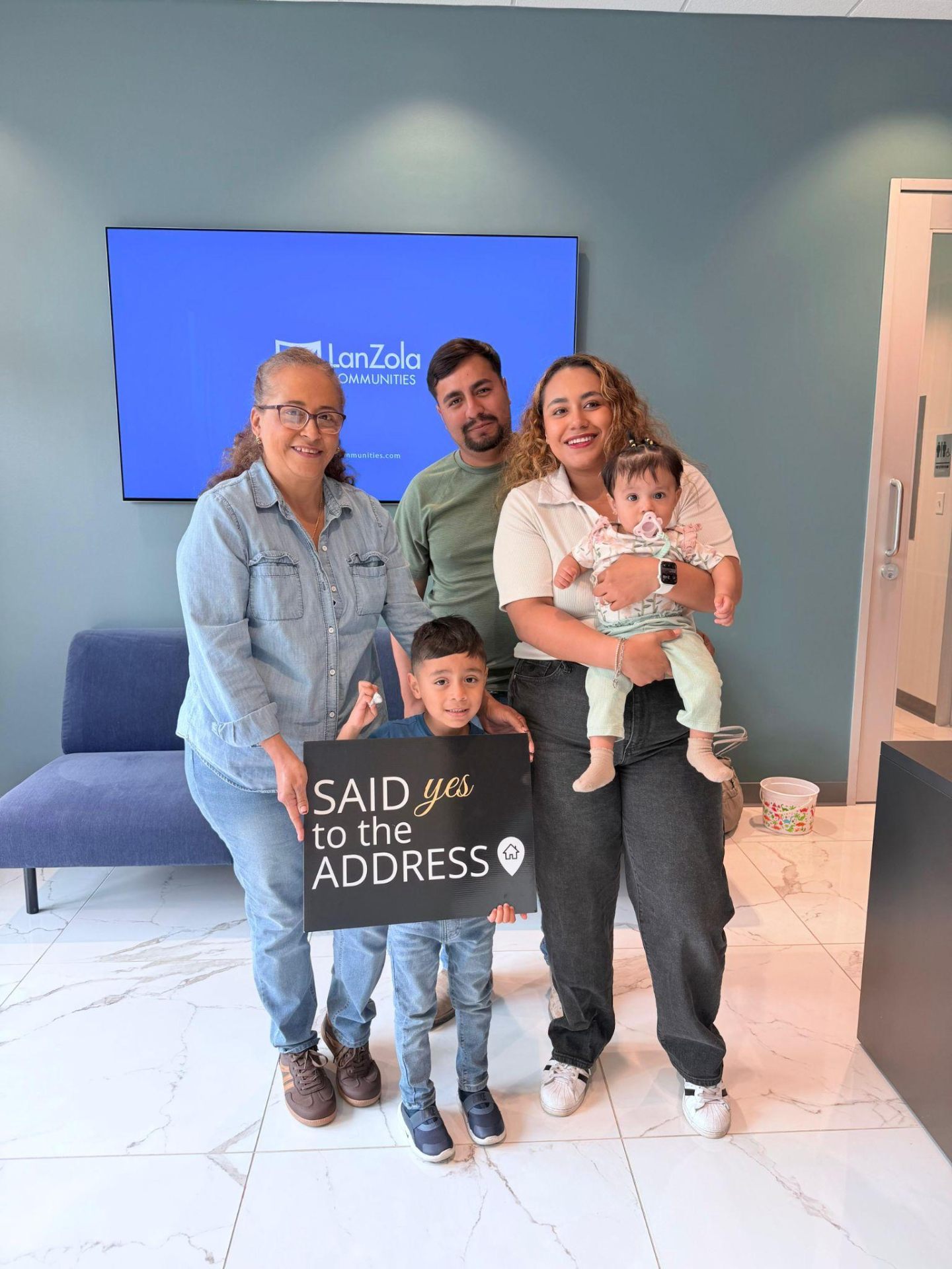 New homeowners at LanZola Communities